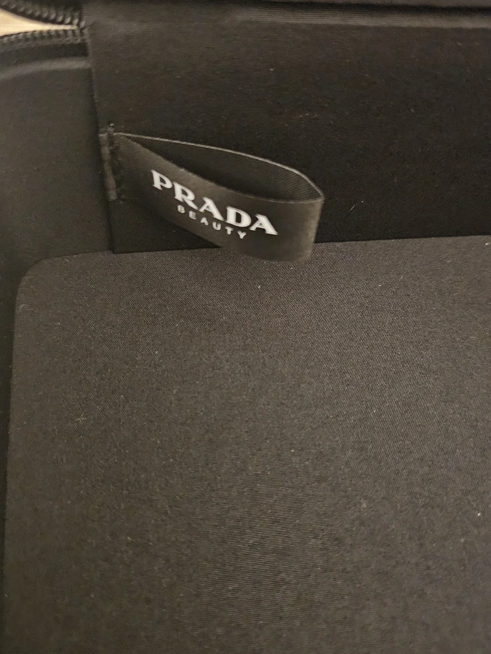 Prada Beauty Black & Pink Travel Case